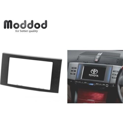 Double Din Fascia for Toyota REIZ Mark x 2004-2009+ Audio Radio CD GPS DVD Stereo CD Panel Dash Trim Kit Dashboard Frame Bezel