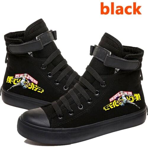 My Hero Academia Printed High Top Canvas Shoes Cozy Sneakers