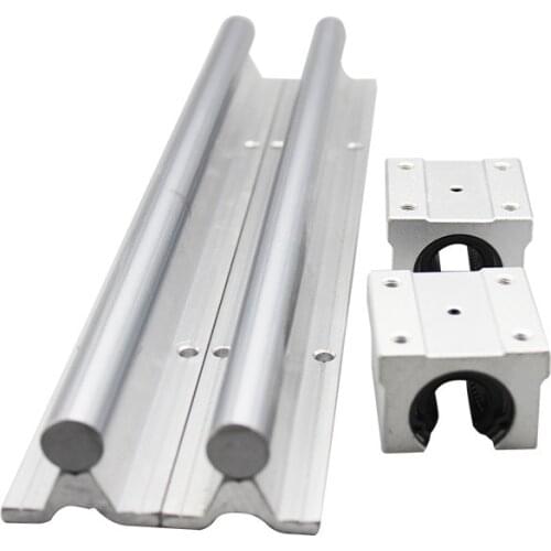 Russian inventory 2PCS SBR10UU SBR12UU SBR16UU SBR20UU SBR30UU linear Ball Bearing Block open type CNC Router SBR linear guide