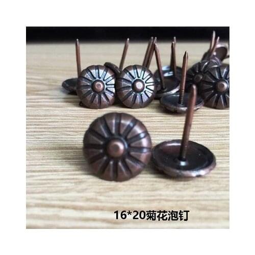 Hardware accessories Bubble nails Vintage Upholstery nails Upholstery tacks Decorative red color tacks 16mm*20mm
