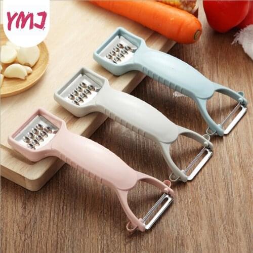 Multipurpose Fruit Vegetable Tools Simple Kitchen Tool Apple Scraping Knife Potato Peeler Cucumber Slicers Garlic Portable