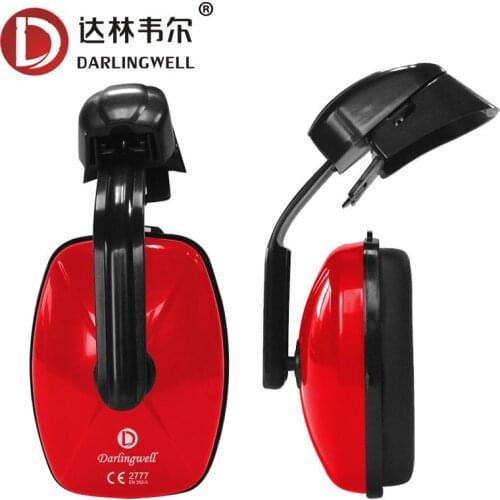 DARLINGWELL Hanging Type Earmuffs Anti Noise Ear Protector Mine Traffic Working Ear Muff for Safety Helmet Construction Railway