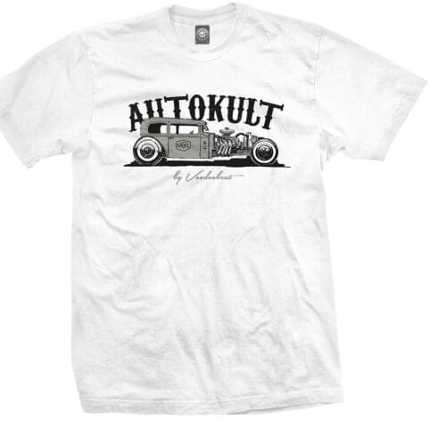2019 Newest Fashion T-Shirt - Autokult - Hot Rod American Classic Car Fans V8 Speed Shop Flathead O-Neck Hipster Tshirts