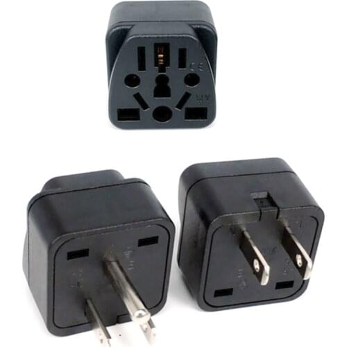 New Universal German Russia AU UK Kr EU to US AC Power Socket America Plug USA Travel Charger Japan Adapter Converter Type B 10A
