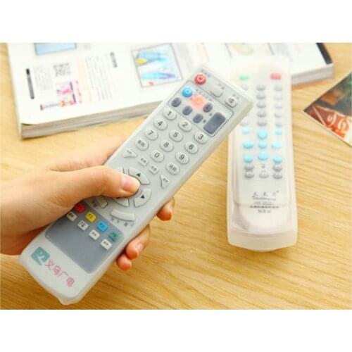 TV Remote Control Heat Shrinkable Film Air Conditioner Remote Control Cover Waterproof Transparent Remote Control Dust Protectio