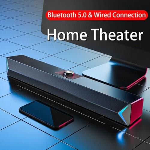TV Speakers Home Theater Soundbar Bluetooth Speaker Bass Surround Sound Box Portable Subwoofer Stereo FM Radio