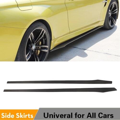Universal Carbon Fiber Bumper Lip Side Skirts for Mercedes CLA AMG BMW E46 E92 G30 Honda Toyota VW Golf Bumper Guard