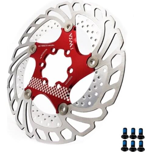 Heat Dissipation Bike Disc Brake Rotor with 6 Bolts 140mm 160mm 180mm 203mm Disc Brake Rotor for Mountain Road Bike,BMX E56D