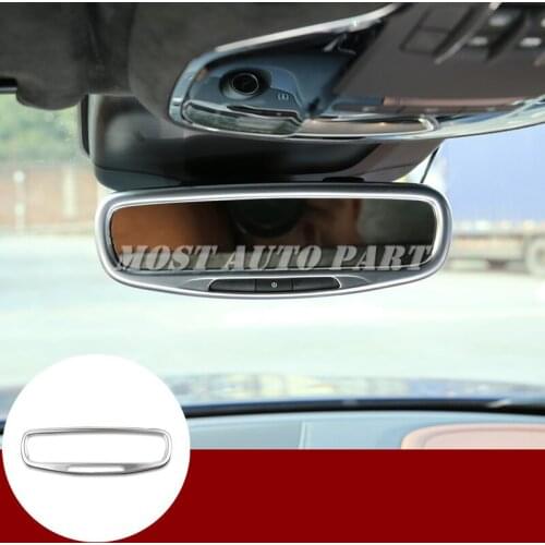 Inner Rearview Mirror Frame Cover Trim 1pcs For Maserati Quattroporte 2013-2018 Car accesories interior Car decoration
