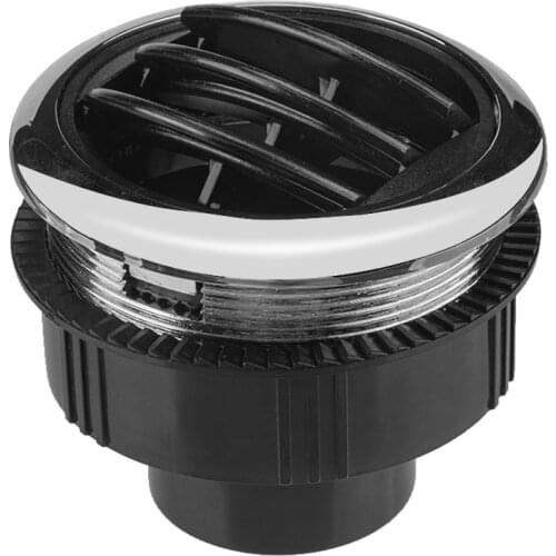 75mm Coach A/C Air Vent Outlet with Chrome RV Bus 2.95 inch Air Conditioning for Caring Personal Cars Accessories