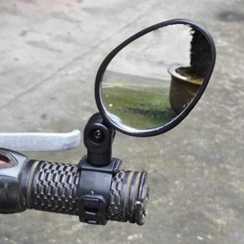 Bike Rear Mirror Strap-Mount Mirrors Touring Cycle Universal 15-35mm Bar End Cycling Safety Gear Adjustable Rotatable