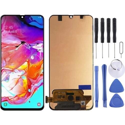 LCD Screen and Digitizer Full Assembly for Galaxy A70, M-A705F/DS, SM-A705FN/DS, SM-A705GM/DS, SM-A705MN/DS, SM-A7050(Black)