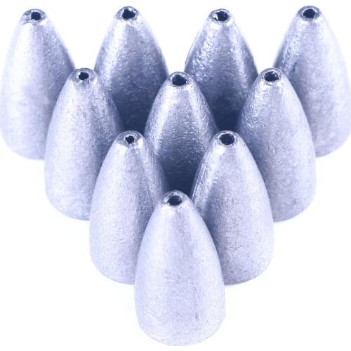 1.75g 3.5g 5g 7g 10g 14g 21g Fishing Weight Sinkers Bullet Weight Sinker Fishing Tackle Accessories