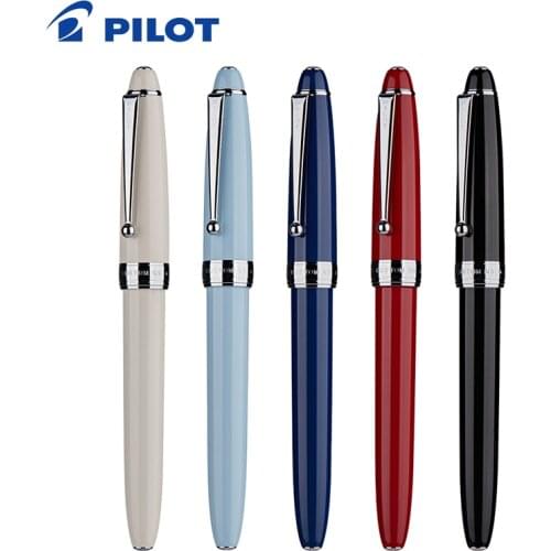 1pcs Japanese PILOT CUSTON NS Series Fountain Pen FKNS-1MR Dual Ink Supply System for Student Office Writing (without Packaging)