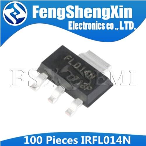 100pcs IRFL014N SOT-223 FL014N SOT223 IRFL014NTRPBF SOT IRFL014 Power MOSFET