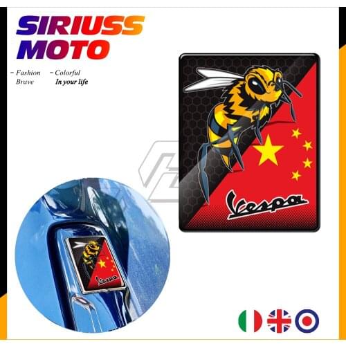 3D Resin Motorcycle Sticker Case for PIAGGIO VESPA PX LX LXV GTS GTV Sprint Emblem Logo