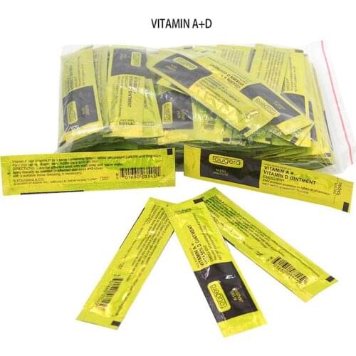 50/100pcs Vitamin A+ D Tattoo Aftercare Cream Microblading Permanent Makeup Supplies Eyebrow Lip Ointment Repairing Tattoo Tools