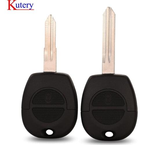 Kutery Replacement Case Fob Remote Key Shell 2 Button for NISSAN Pulsar Patrol Primera xtrail terrano almera micra NSN11 NSN14