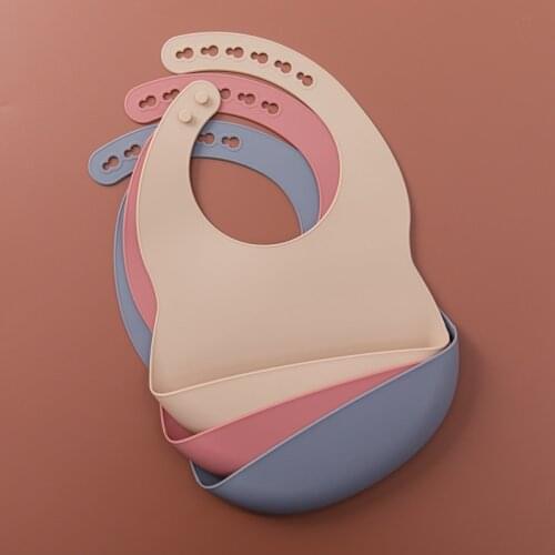 Baby Silicone Dinnerware Waterproof Breastplate Bib Tableware For Kid Solid Infant Bandana Bib BPA Free Newborn Feeding Products