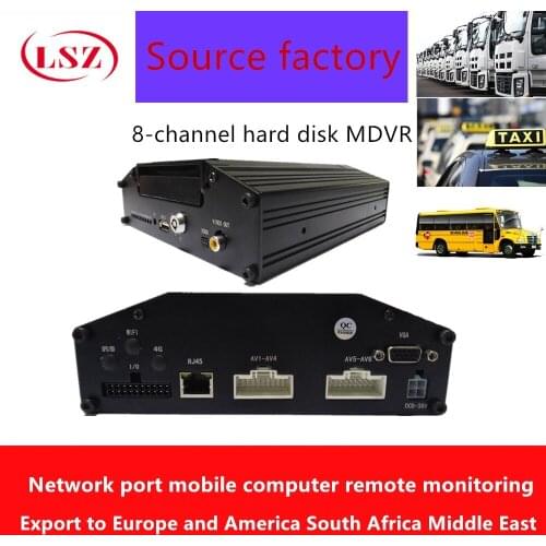 Source factory 8 road HD 720P car truck tanker video surveillance system AHD DVR spot wholesale