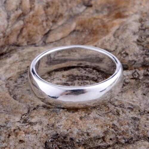 Rounded shiny Wholesale silver plated ring 925 Fashion jewelry Silver Ring OWYUELEL