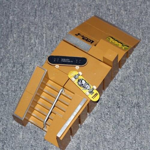 Mini Fingerboard and finger bike ramp toys for children skateboard skate board model spare parts