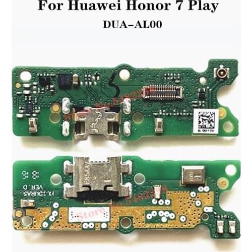Original USB Charging Port Dock MIC Flex cable For Huawei Honor 7 Play DUA-AL00 Quick Charge Charger Plug + Microphone Board