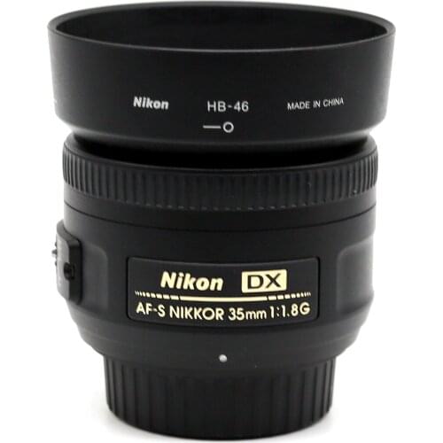 USED Nikon AF-S DX NIKKOR 35mm f/1.8G Lens with Auto Focus for Nikon DSLR Cameras