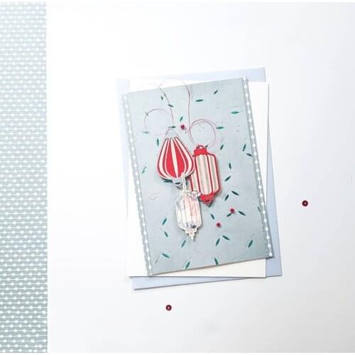 Mmao Crafts Metal Steel Cutting Dies New 3D Lantern decoration Stencil For DIY Scrapbooking Paper/photo Cards Embossing Dies