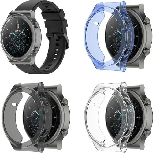 Moving Health Shatter-Resistant Case Clear TPU Cover Case Bumper for Huawei Watch GT2 Pro GT2 Pro ECG Accessories