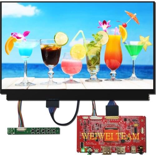 Uhd 384X2160 For Raspberry 3 12.5'' 4k Lcd Display LQ125D1JW34 Screen With 2+DP+Speaker EDP 40 Pins 4K LCD Controller Board