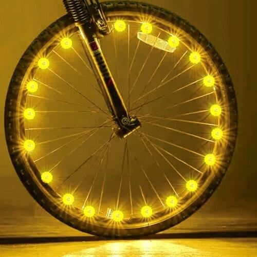 Bicycle Spoke Light Mountain Bike Colorful Flashing LED Safety Warning Wire Light Lamp For Cycling Bike Accessories
