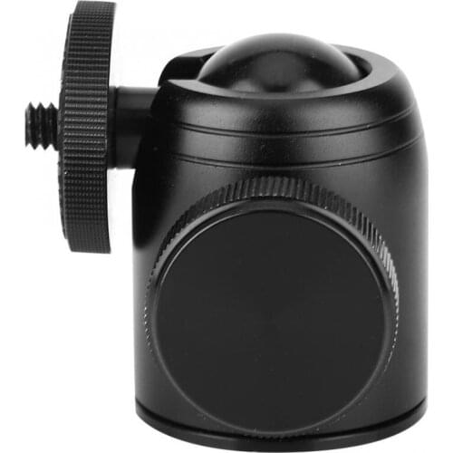 360 Degree Rotatable Mini Ball Head 1/4 " Camera Adapter Ballhead for Nikon For Canon Camera Mount Stand for DSLR Camera Tripod