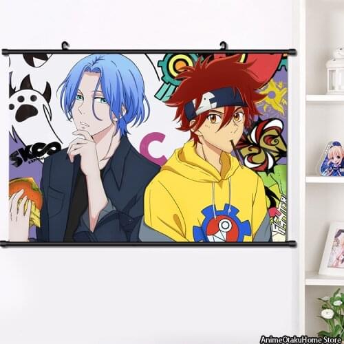 Japan Anime SK8 the Infinity SK EIGHT Reki Kyan Langa Hasegawa Miya Chinen Wall Scroll Poster HD Print Home Decor Art 40x60cm