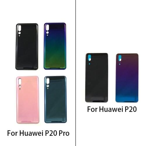 For Huawei P20 Pro Battery Back Cover Glass Rear Door Replacement Adhesive