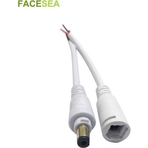 10 ~ 100 Pairs DC male and female head plug line DC Power Connector Adapter lock buckle Power supply wiring connector line 24AWG