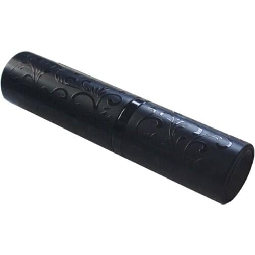 10 ML Portable Ladies Lipstick Shape Aluminum Black Color Perfume Bottle For Traveler Easy To Use Convenient To Carry Unusual