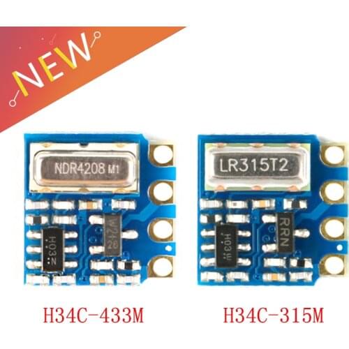 10Pcs H34C-433Mhz H34C-315mhz RF Transmitter Module Transmission Module Wireless Remote Control Long Distance Transmission