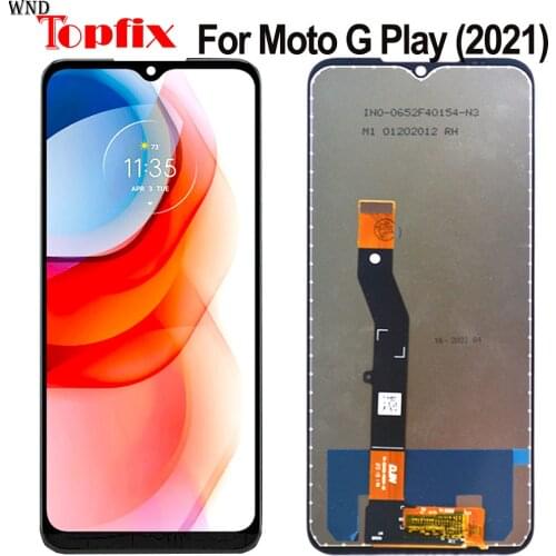 100% Tested Original LCD 6.5" For Motorola Moto G Play 2021 LCD Display Touch Screen Digiziter Assembly G Play 2021 LCD