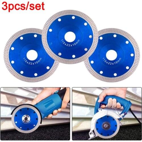 4.5 inch Diamond Saw Blade Cutting Disc Wheel for Cutting Porcelain Tiles Granite Ceramics Works with Tile Saw and Angle Grinder