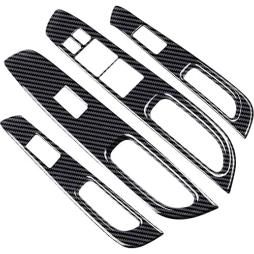 AU05 -Car Window Glass Lifter Switch Panel Window Lifter Switch Decorative for Nissan Note E12 2014-2019 RHD