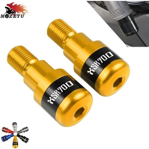 CNC aluminum Motorcycle Hand Bar Ends For YAMAHA XSR900 XSR 900 xsr900 2016 Motorbike Grip Ends Plus Handle Bar Grips Ends