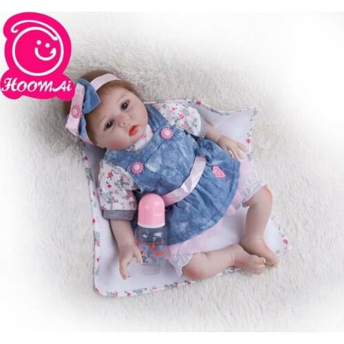 Handmade Surprice Bebe Silicone Reborn Baby Adorable Lifelike Toddler Doll Bonecas Girl Kid Menina De Silicone Doll for Kids Lol