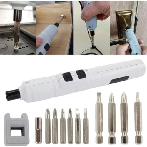 Mini Electric Screwdriver USB Charging Portable Screw Driver Cordless Power Screwdriver Drill Magnetic Screw Driver Repair Set