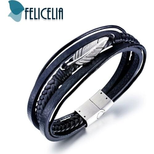 Felicelia Leather Bracelets