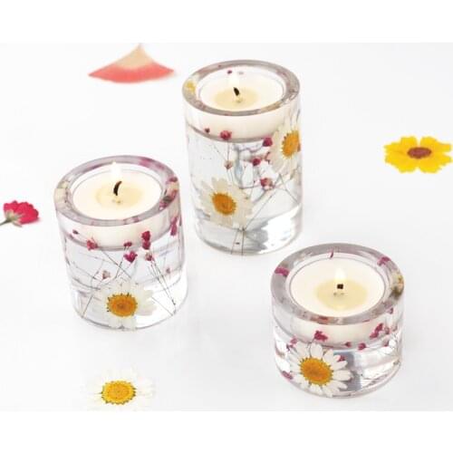 Silicone Mold Candle Holder Mould Coaster Mold Decorative Craft DIY Epoxy Resin Mould Jewelry Tool Tray Mold Resin Crafts