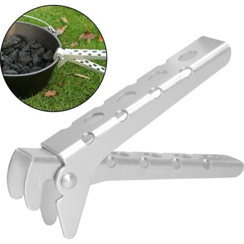 HILIFE Anti-hot Pot Pan Holder Camping Pot Pan Gripper Handle Picnic Cookware Tableware Kitchen Tools Bowl Gripper