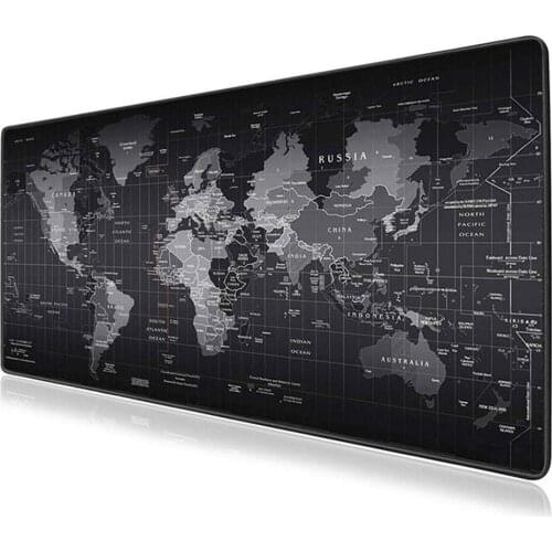 Gaming Mouse Pad Large Mouse Pad Gamer Big Mouse Mat Computer Mousepad Rubber World Map Mause Pad Game Keyboard Desk MatMat