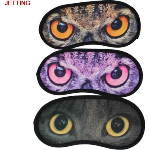 JETTING-Hot Sales 1PC Gift Elastic Cat Three-Dimensional Bindfold Travel Eyeshade Eye Cover Sleep Aid Eye Mask