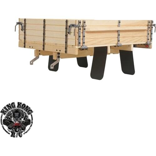 Kingkong RC 1/12 ZL130 RC Soviet Truck Bed KIT Set Wooden & Hard Plastic D-E066